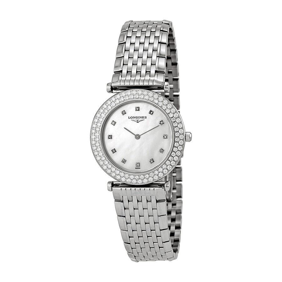 Longines Women's L43080876 La Grandes Classiques Flagship Diamond Stainless Steel Watch