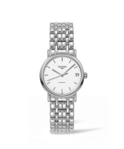 Longines Women's L4.322.4.12.6 Presence Stainless Steel Watch
