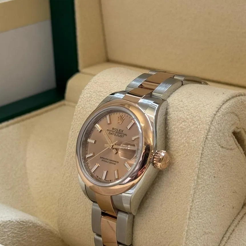 Rolex Lady-Datejust 28mm 279161 Rose Stick Dial, Two Tone Stainless Steel & 18K Rose Gold Oyster Bracelet Women's Watch - Image 5