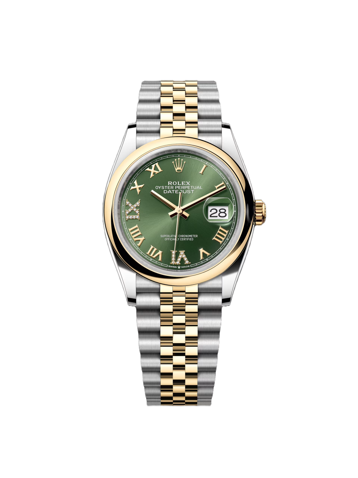Rolex Datejust 126203 Olive Green Dial 36mm Domed Bezel - Image 2