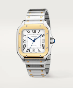 Alternative view of Cartier SANTOS Gold Mix 39mm