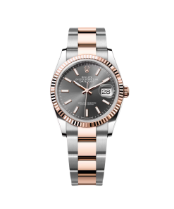 Rolex Datejust 36mm 126231 Slate/Gray Dial Oystersteel and 18K Rose gold Oyster Bracelet