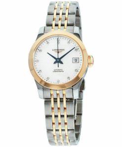 Longines Women's L23205877 Record Two-Tone Stainless Steel Watch