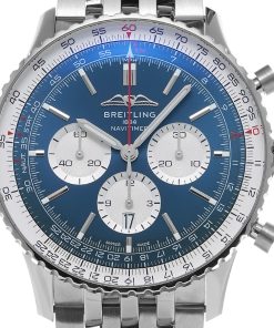 Alternative view of Breitling AB0137211C1A1 Navitimer B01 Blue Dial - ??ew