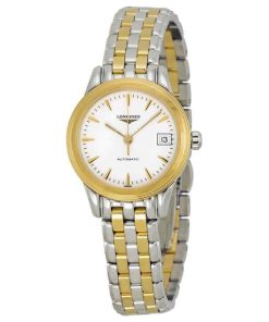 Longines Women's L4.274.3.22.7 Flagship Two-Tone Stainless Steel with 18kt Gold Plated Links Watch