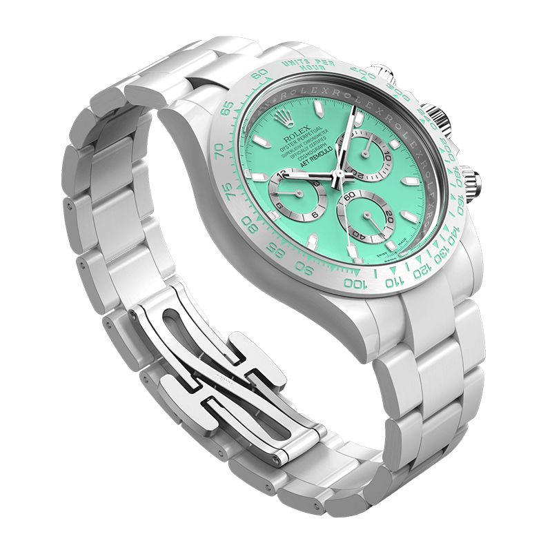 This product is out of stock. If you need to purchase it, please contact us to customize it.Rolex Daytona BISCAY GREEN WHITE CERAMIC - Image 3