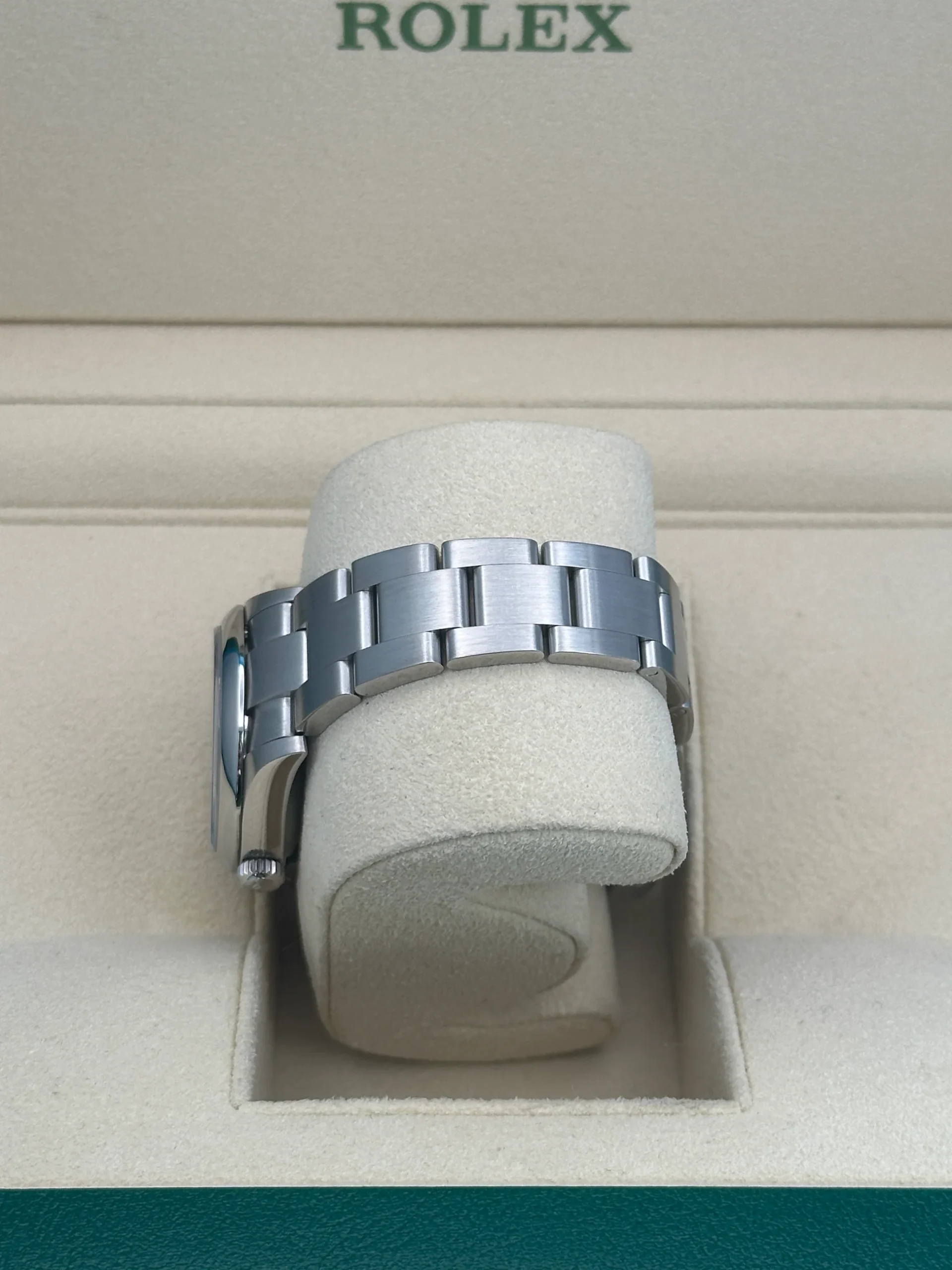 Rolex Oyster Perpetual 28mm 276200-0011 Green Dial Oyster Bracelet Watch - Image 5