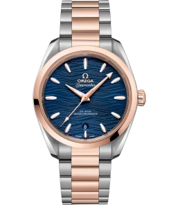 Omega Seamaster Aqua Terra 150M 38 mm Blue Dial Stainless Steel and Sednaâ„¢ 18k Rose Gold Bracelet 220.20.38.20.03.001