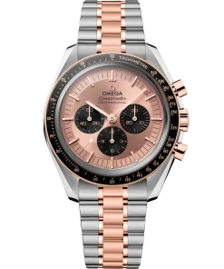 Omega Speedmaster Moonwatch Professional 42 mm Pink Dial Stainless Steel and Sedna™ 18k Rose Gold Bracelet 310.20.42.50.99.001