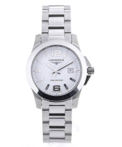 Longines Women's L32774166 Conquest Stainless Steel Watch