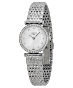 Longines Women's L42410806 La Grandes Classiques Flagship Diamond Stainless Steel Watch