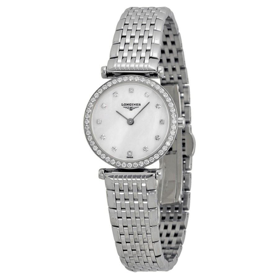 Longines Women's L42410806 La Grandes Classiques Flagship Diamond Stainless Steel Watch