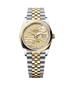 Alternative view of Rolex  Datejust 36mm 126203 Golden Dial Domed Bezel Oyster Bracelet
