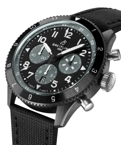 Alternative view of Breitling Classic AVI Super AVI B04 Chronograph GMT 46 Mosquito Night Fighter SB04451A1B1X1