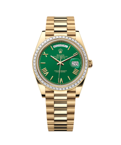 Rolex Day-Date 40mm 228398TBR-0039 Green Dial President Watch