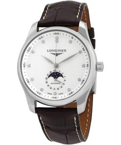 Longines Men's L2.909.4.77.3 Master Collection Brown Leather Watch