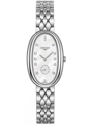 Longines Women's L23064876 Symphonette Diamond Stainless Steel Watch