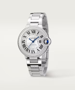 Alternative view of Cartier BALLON BLEU Diamond Bezel 33mm