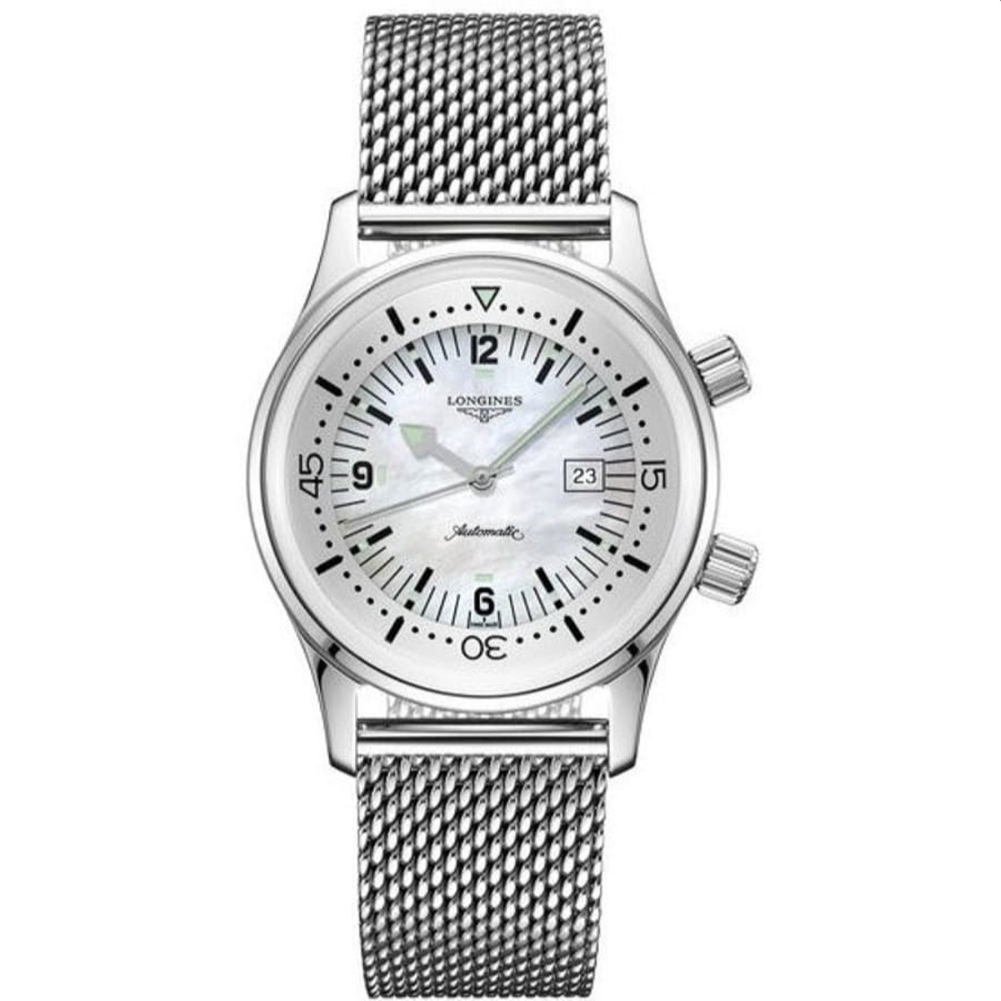 Longines Women's L3.374.4.80.6 Heritage Stainless Steel Watch