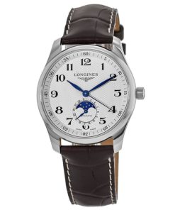 Longines Men's L2.909.4.78.3 Master Collection Brown Leather Watch