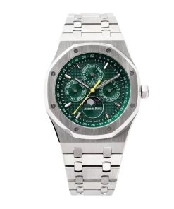 Audemars piguet Royal Oak Perpetual Calendar Green Dial Watch 41MM