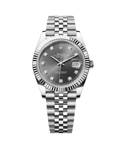 Rolex Datejust 41mm 126334 Slate Diamond Jubilee Stainless Steel