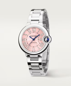 Alternative view of Cartier BALLON BLEU Pink Dial 33mm