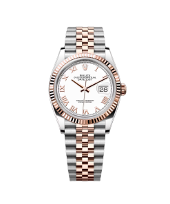 Alternative view of Rolex  Datejust 36mm 126231 White Dial Oyster Bracelet