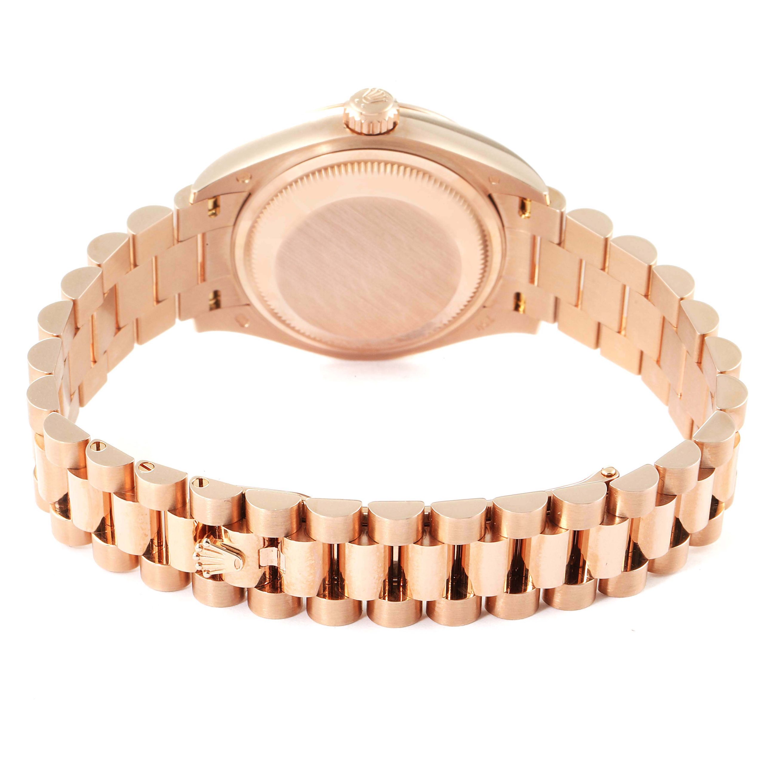 Rolex Lady-Datejust 28mm 279175 Rose Dial President Everose Gold - Image 7