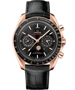 Omega Speedmaster Moonphase Black Dial 44.25mm Sedna™18k Rose Gold Strap 304.63.44.52.01.001