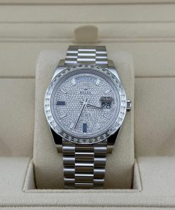 Alternative view of Rolex Day-Date 40mm 228396TBR-0021 Diamonds Sapphires Dial