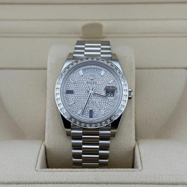 Rolex Day-Date 40mm 228396TBR-0021 Diamonds Sapphires Dial