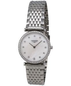 Longines Women's L45130876 La Grandes Classiques Flagship Diamond Stainless Steel Watch