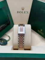 Rolex  Datejust 36mm 126281 Silver Palm Motif Diamond Dial Oyster Bracelet