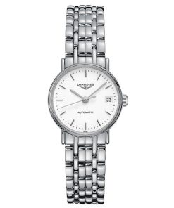 Longines Women's L4.321.4.12.6  Presence Stainless Steel Watch