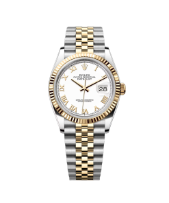 Alternative view of Rolex  Datejust 36mm 126233 White Dial Oyster Bracelet Watch