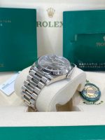 Rolex  Day-Date "President" 40mm White Gold Grey Rhodium Index Dial - 228239