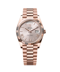 Rolex Day-Date "President" 40mm Everose Gold Sundust Roman Dial - 228235