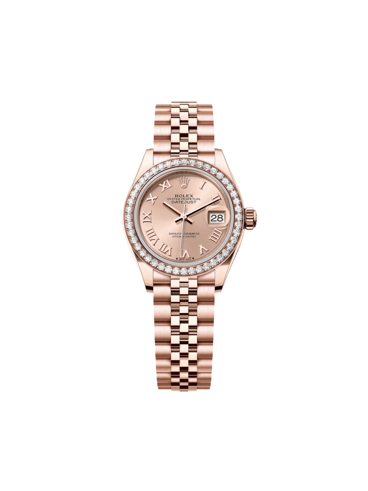 Rolex Lady-Datejust 28mm 279135RBR Rosé Roman Dial