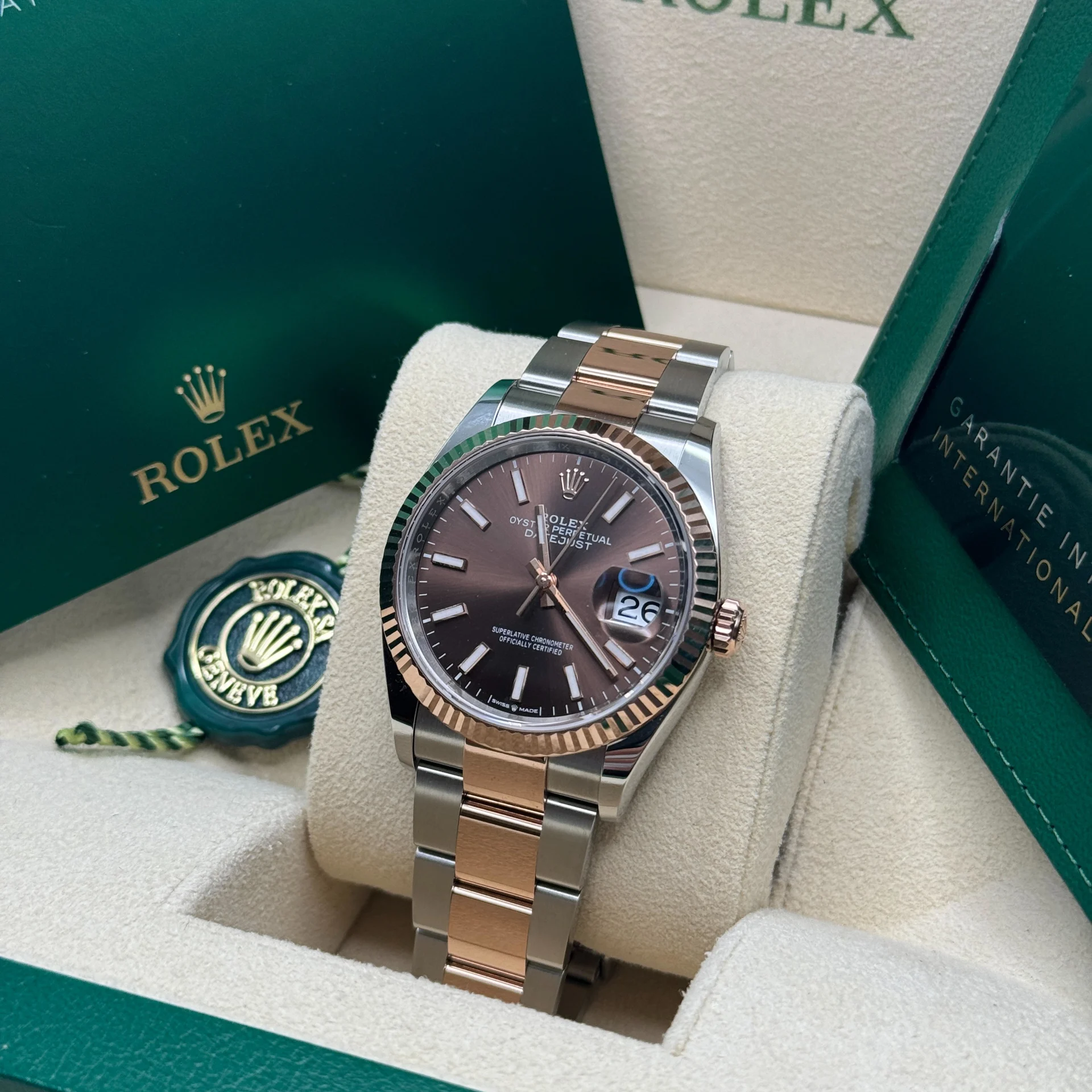 Rolex Datejust 36mm 126231 Chocolate Dial Oyster Bracelet - Image 5
