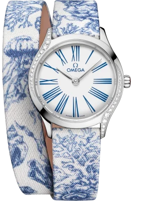 Omega De Ville Mini Trésor 26mm White Dial with Diamonds Stainless Steel Strap 428.17.26.60.04.001