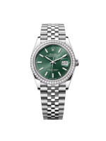 Rolex  Datejust 36mm 126284 Green Dial Jubilee Bracelet