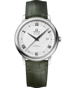 Omega De Ville Prestige 39.5 mm Silver Dial Stainless Steel Strap 424.13.40.20.02.006