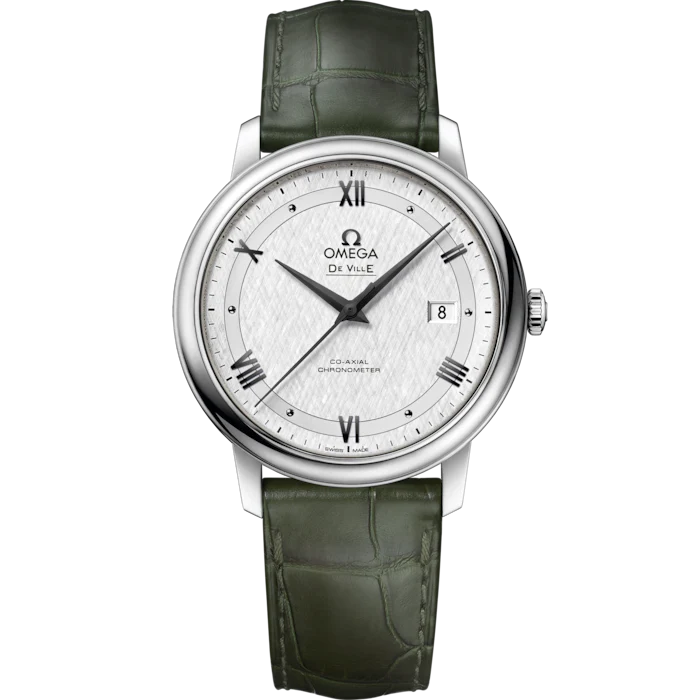 Omega De Ville Prestige 39.5 mm Silver Dial Stainless Steel Strap 424.13.40.20.02.006