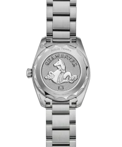 Alternative view of Omega Seamaster Aqua Terra 150M 28 mm White Dial with Diamonds Stainless Steel Bracelet 220.10.28.60.55.001