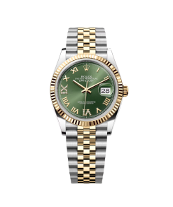 Rolex  Datejust 36mm 126233 Olive-green Roman Diamond Dial Two-Tone Jubilee Bracelet