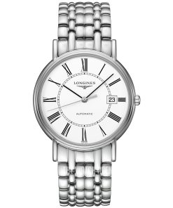 Longines Men's L4.921.4.11.6  Presence Stainless Steel Watch
