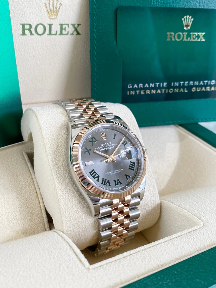 Rolex Datejust 36mm 126231 Slate Dial Oyster Bracelet Watch - Image 10