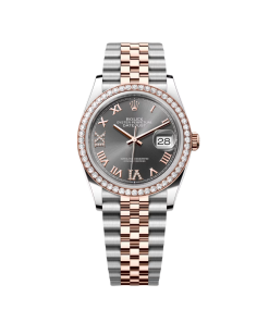 Alternative view of Rolex  Datejust 36mm 126281 Slate Dial Oyster Bracelet