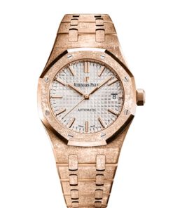 Audemars Piguet Royal Oak Frosted Gold, Silver dial, 37mm 15454OR.GG.1259OR.01